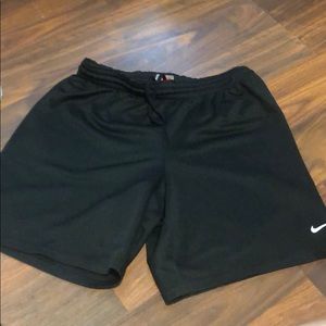 All black nike shorts